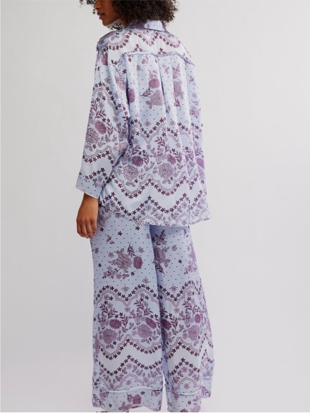 FREE PEOPLE Dreamy Days PJ Set / Ice Combo **
